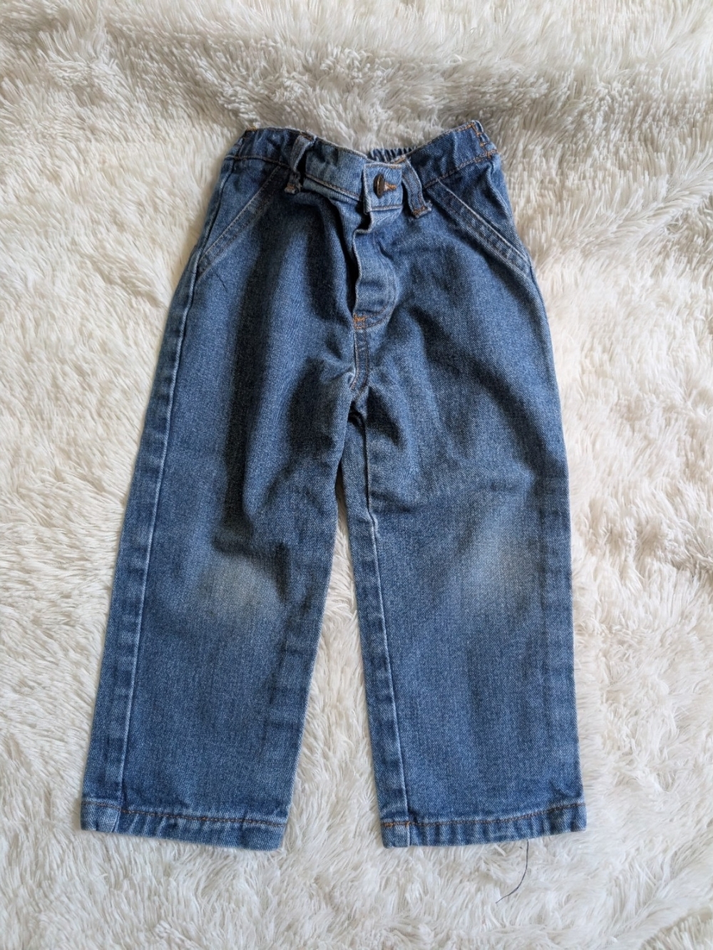 Weeplay Elastic Waist Back Blue Denim Jeans Toddler Size 2T
